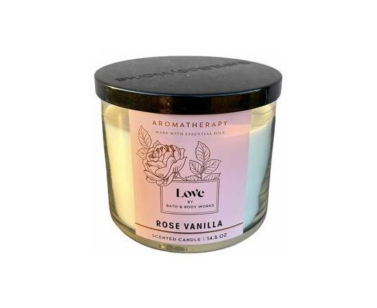 Vela Bath & Body Works® Aromatherapy Rose Vanilla