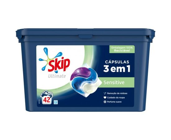 Skip Capsulas Ultimate Sensitive 3em1 42D