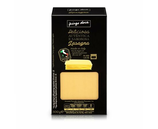 Pingo Doce Massa Para Lasanha 500 G