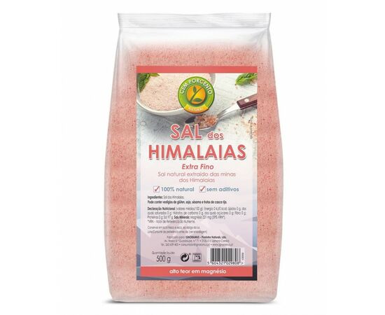 Cem Porcento Sal Dos Himalaias Extra Fino