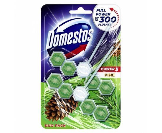 Bloco Sanitário Domestos Power 5 Pinho 2x55g