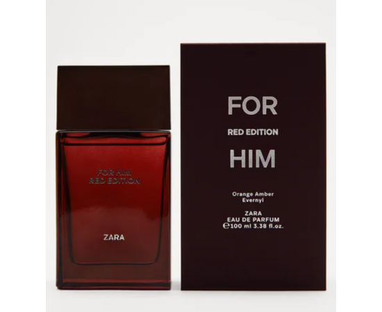 Perfume Homem For Him Red Edition 100 Ml - Zara