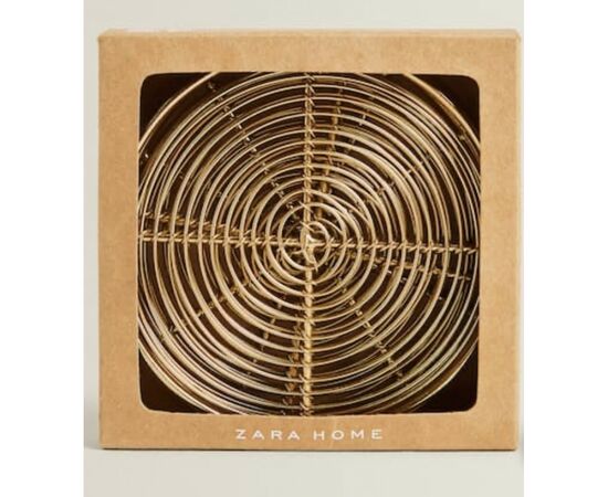 Bases Para Copos Dourado - Zara Home