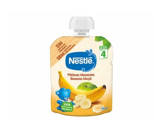 Pacotinho Fruta Nestlé Banana E Maçã 90g