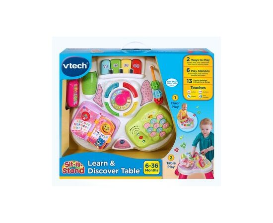 Sit-to-Stand Learn & Discover Table™ - Rosa