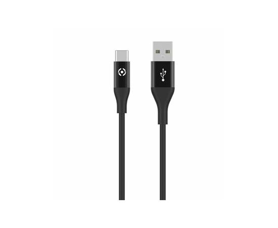 Cabo USB celly usbtypeccolorbk 1 m usb 2.0