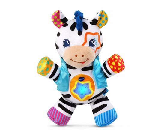 Luzes VTech e listras de zebra