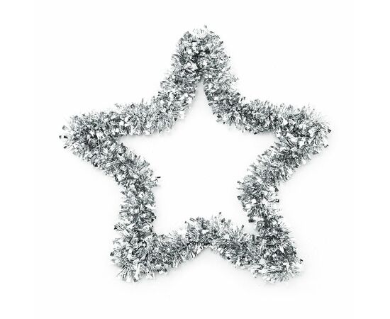 Festão de Natal Estrela - Prateado