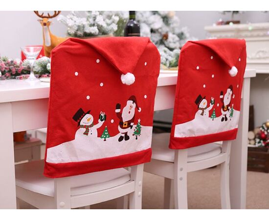 Capas natalina decorativa para cadeiras - Natal