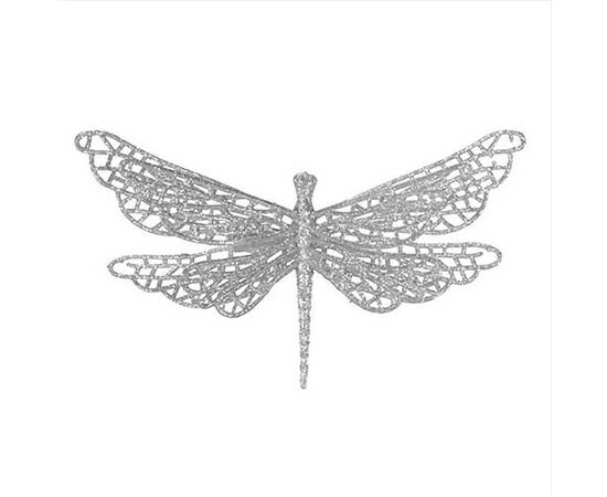 Enfeite Natal Libélula - Branco Natal