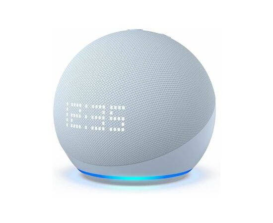 Amazon Alexa Echo Dot Geração 5 c/ relógio (Azul)