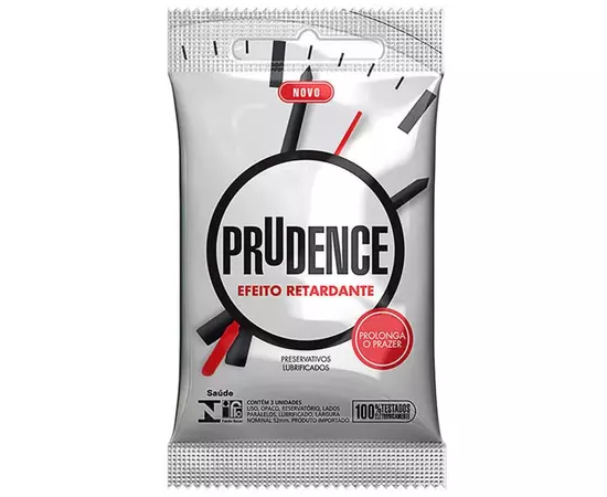 PRESERVATIVO PRUDENCE EFEITO RETARDANTE COM - 3 UNIDADES
