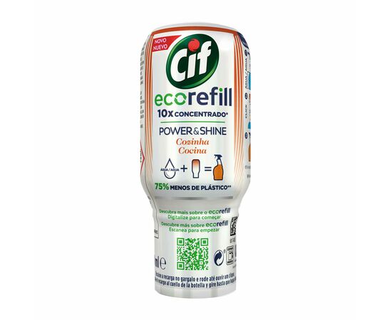 Spray Cozinha Eco Recarga Power & Shine Cif - 70 ml
