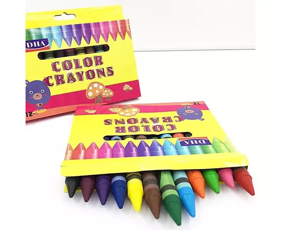 12 cores - lápis de cera