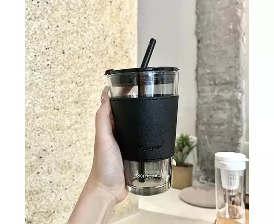 Copo de vidro térmico