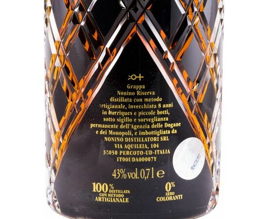 Grappa Nonino Riserva 8 anos - 70 ml