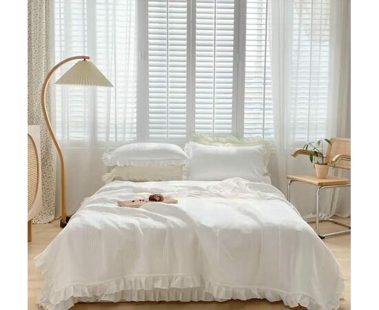 Jogo de Lençol King - Branco