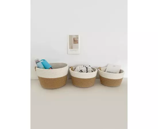 conjunto de 3 cestos acustico