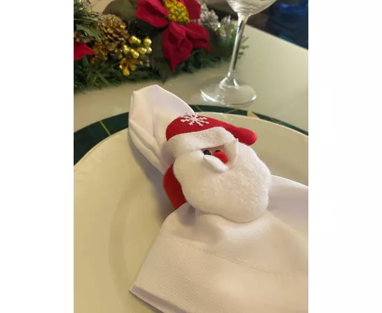 Porta Guardanapos para Mesa da Ceia de Natal