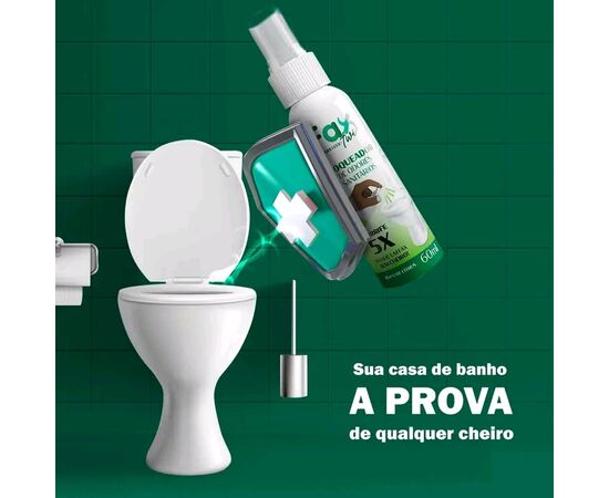 Fax two, Bloqueador de odores sanitários