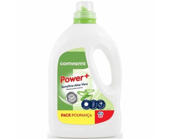 Detergente Líquido Power+ Aloe Vera Pack Poupança - 86D