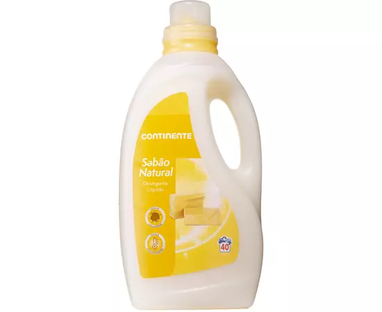 Detergente Máquina Roupa Líquido Sabão Natural 40D