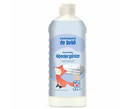 Amaciador Roupa Concentrado Hipoalergénico - Continente 60D