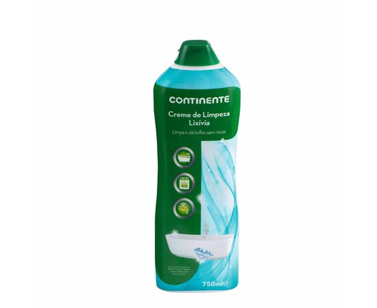 Creme de Limpeza com Lixívia - Continente 750ml