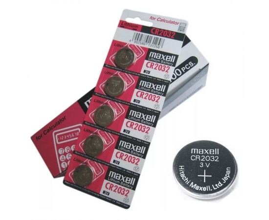 MAXELL PILHA MOEDA CR2032 1UNIDADE - 3V (1/5)