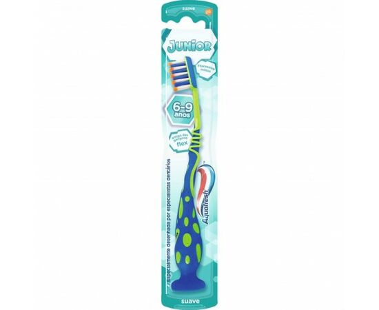 Escova De Dentes Junior 6-9 Anos Azul Verde - Aquafresh