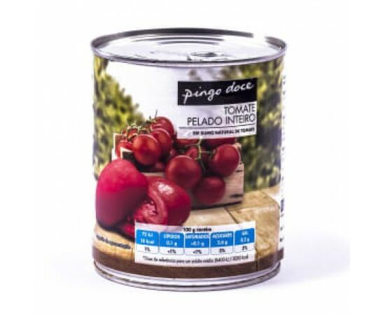 Tomate Pelado Inteiro 780g - Pingo Doce