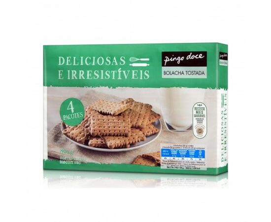 Bolacha Tostada 4x200 G - Pingo Doce