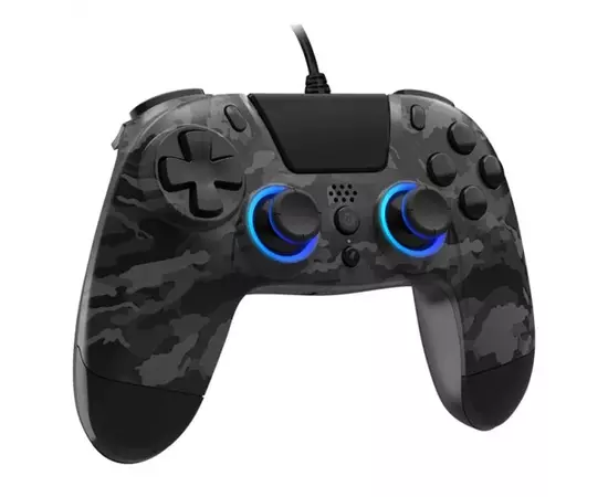 COMANDO GIOTECK VX4 CAMUFLADO COM FIOS PS4 | PC