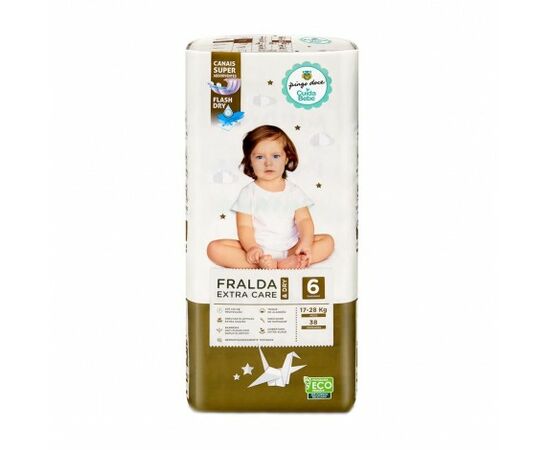 Fraldas Pingo Doce Extra Care Dry T6