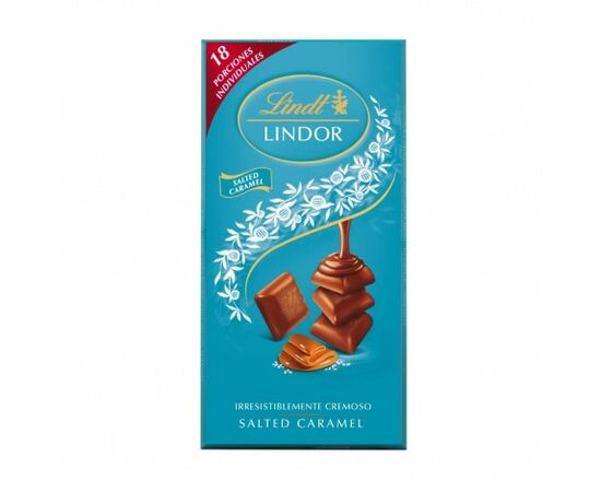 Lindor Tablete De Chocolate E Caramelo Salgado 100 G - Lindt