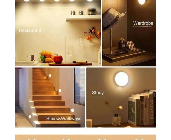 Conjunto de três lâmpadas LED - Com sensor de presença