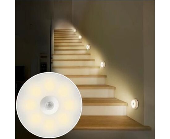 Conjunto de três lâmpadas LED - Com sensor de presença