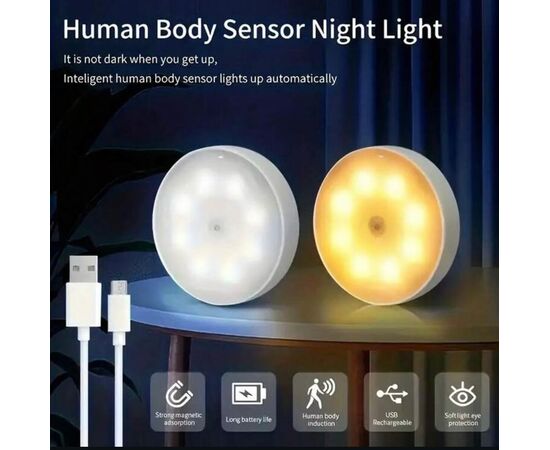 Conjunto de três lâmpadas LED - Com sensor de presença