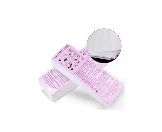 Papel depilatório para cera 100 UN