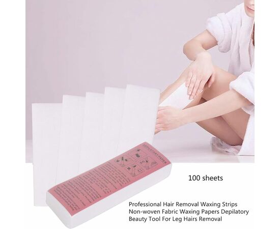 Papel depilatório para cera 100 UN