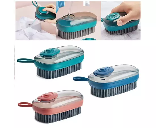 Escova com entrada para detergente