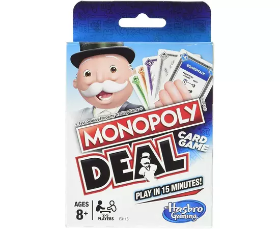 JOGO DE CARTAS - MONOPOLY DEAL BLUE
