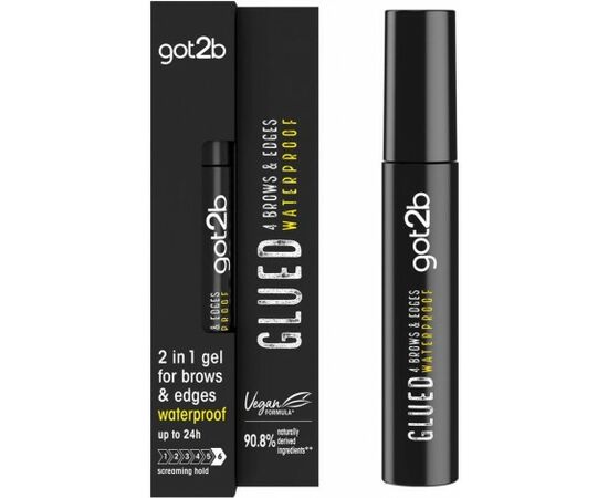 Pincel Para Sobrancelhas E Barba 16 Ml Caixa Preta - Glued