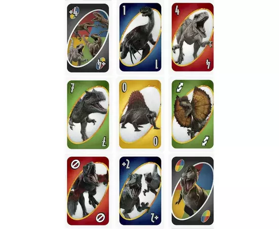 UNO JOGO DE CARTAS - JURASSIC WORLD