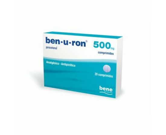 Paracetamol 500 Mg 20 Comprimidos - Ben-U-Ron