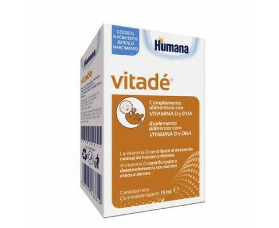 Complemento Alimentar Com Vitamina D E DHA 15 Ml - Vitadé