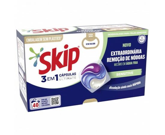 Cápsulas Ultimate 3 Em 1 Sensitive 40 D - Skip