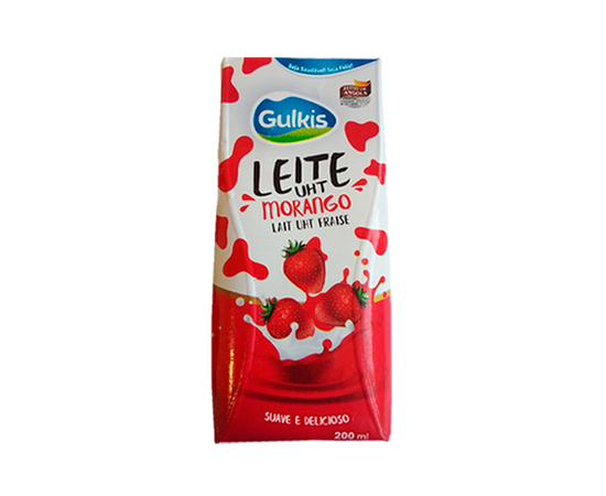 Leite UHT Morango Gulkis 200ml