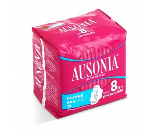 Pensos Higiênicos Ultrafina Normal Alas 14 Un - Ausonia