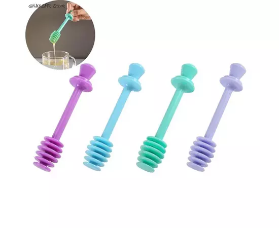 Vara colher de mel -  Plástico